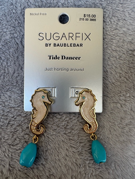 sugarfix Jewelry - Sugarfix Women’s Tide Dancer Sea Horse Earrings
